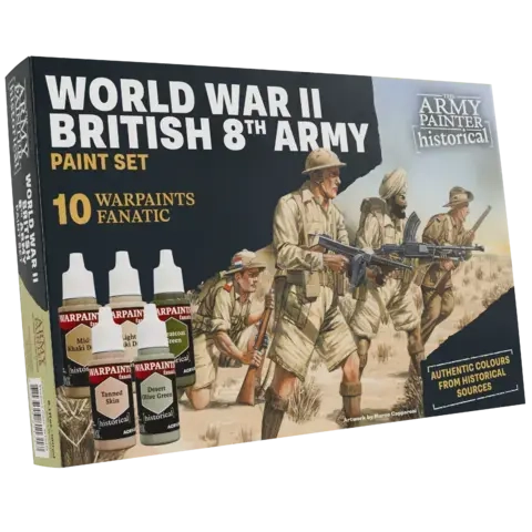 Historical: WWII British 8th Army Paint Set