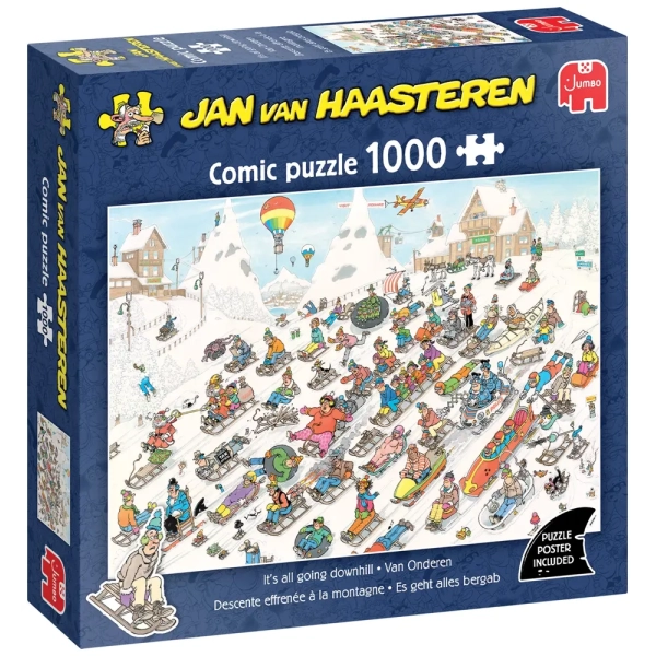 Es geht alles bergab - Jan van Haasteren