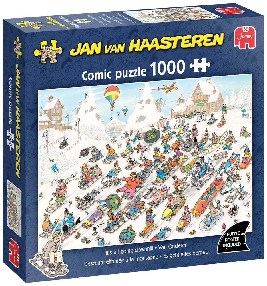 Es geht alles bergab - Jan van Haasteren