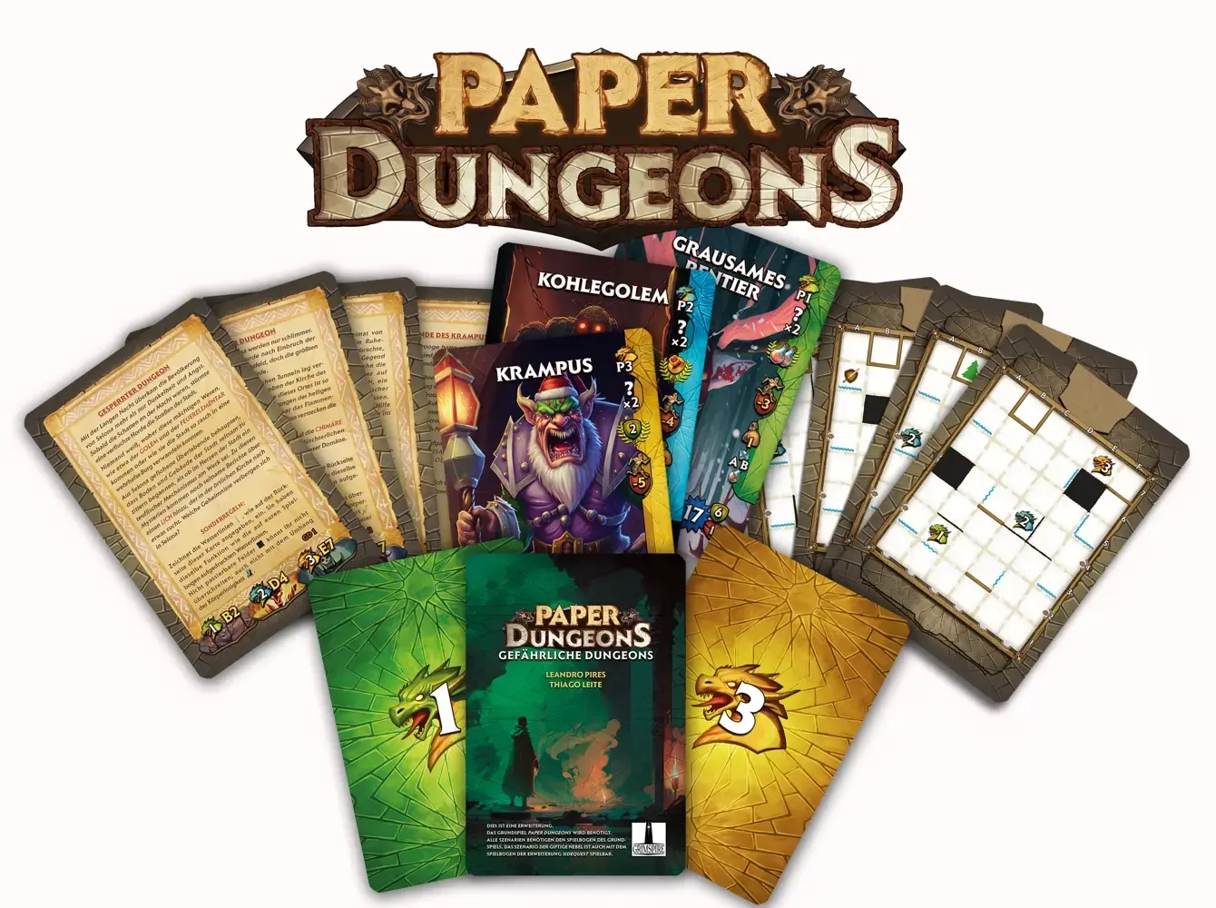 Paper Dungeons - Gefährliche Dungeons - Minierweiterung - DE
