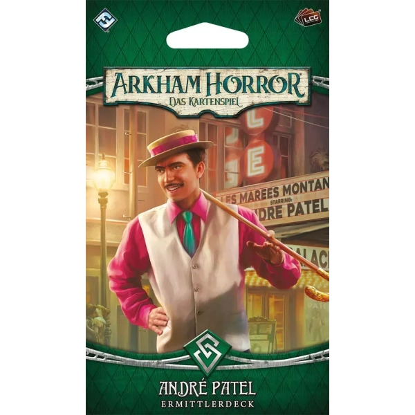 Arkham Horror: Das Kartenspiel – André Patel (Ermittlerdeck) - DE