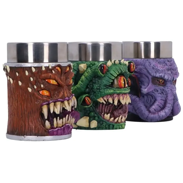 Dungeons & Dragons 3er Set Mini-Krüge Mini Monster 9 cm