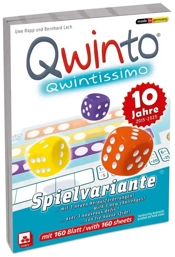 Qwinto Qwintissimo - Zusatzblöcke 2x80 Blatt (mult)