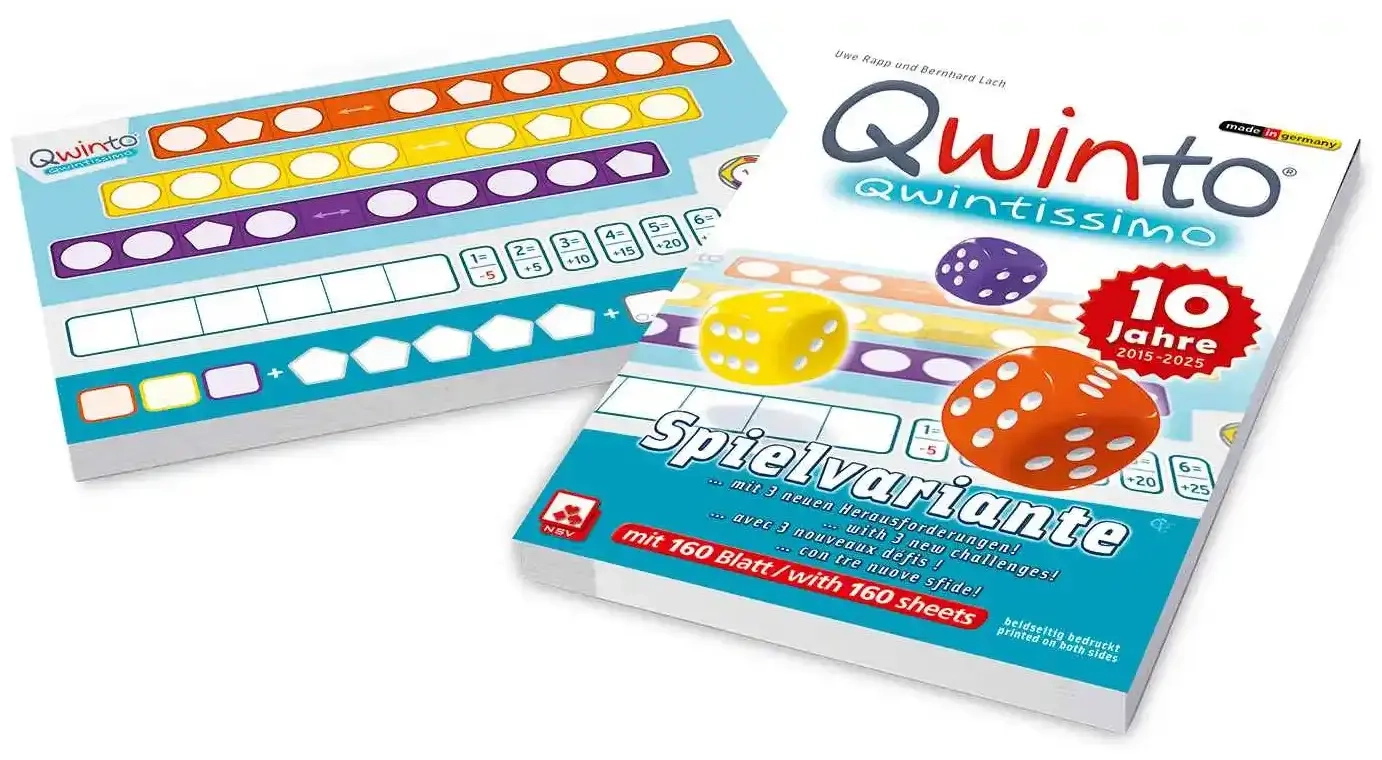 Qwinto Qwintissimo - Zusatzblöcke 2x80 Blatt (mult)