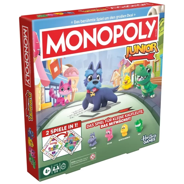 Monopoly Junior 2 in 1 - DE