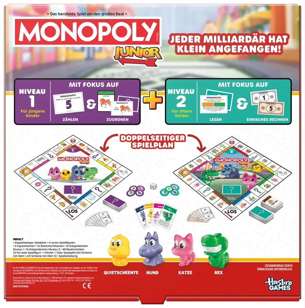 Monopoly Junior 2 in 1 - DE