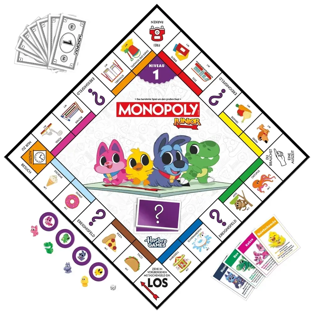 Monopoly Junior 2 in 1 - DE