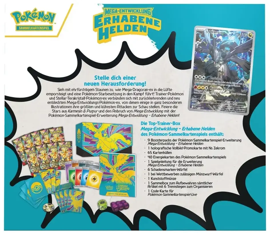 Pokémon ME02.5 - Erhabene Helden Elite Trainer Box - DE