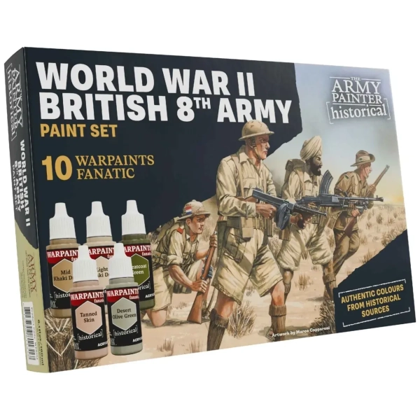 Historical: WWII British 8th Army Paint Set