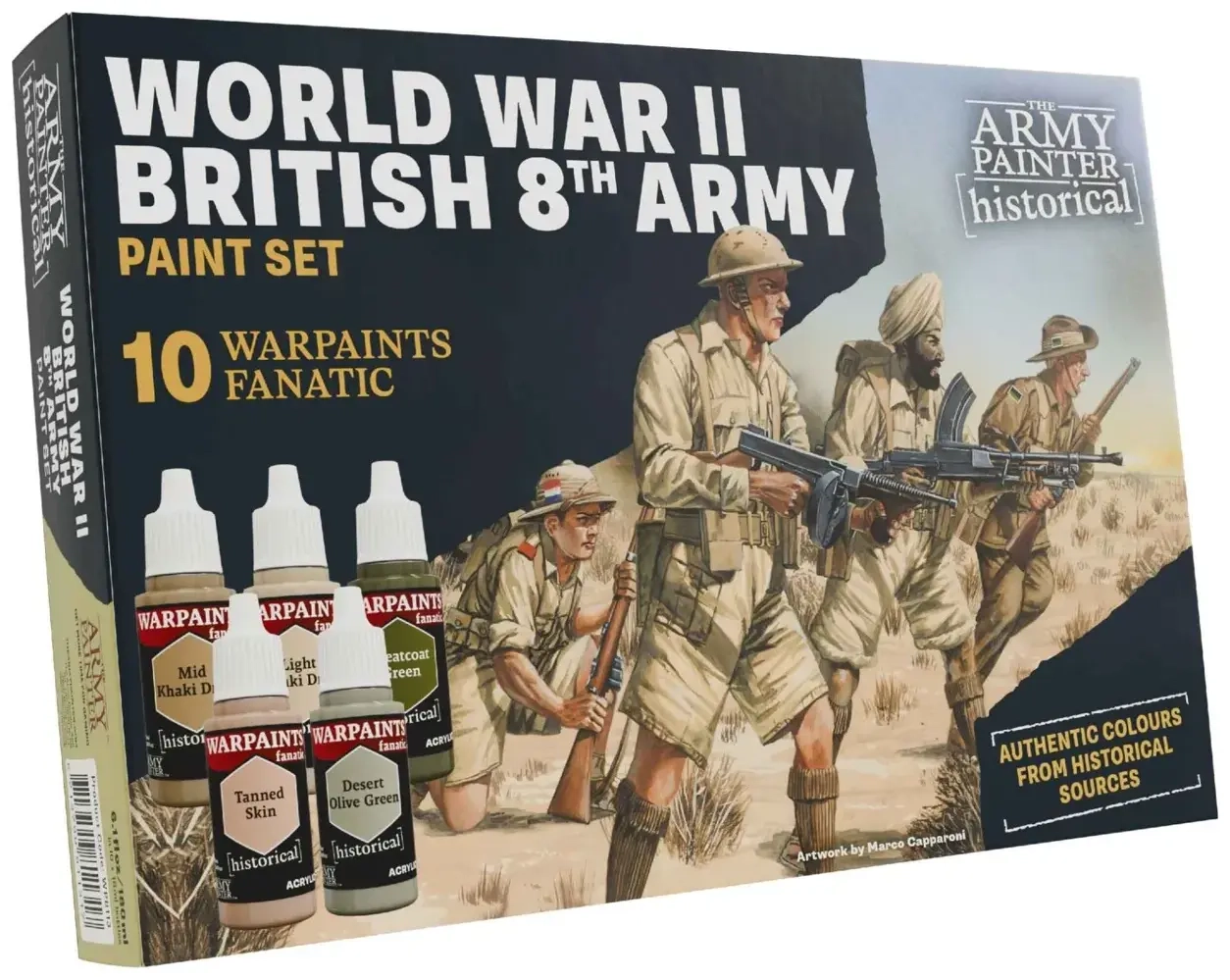 Historical: WWII British 8th Army Paint Set