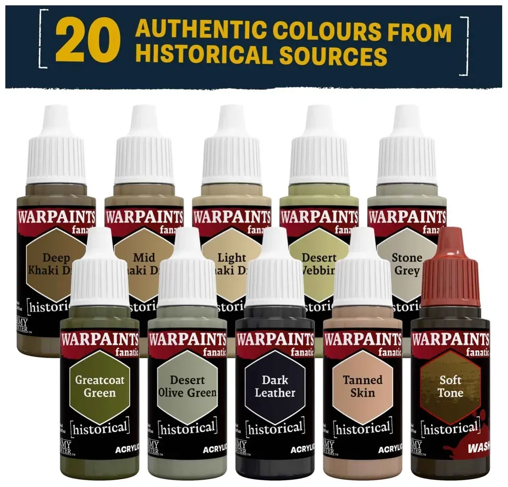 Historical: WWII British 8th Army Paint Set