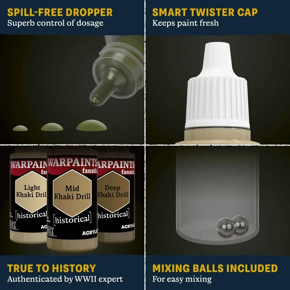 Historical: WWII British 8th Army Paint Set