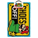 Super Mario (Shoes Off Colour) Door Mat