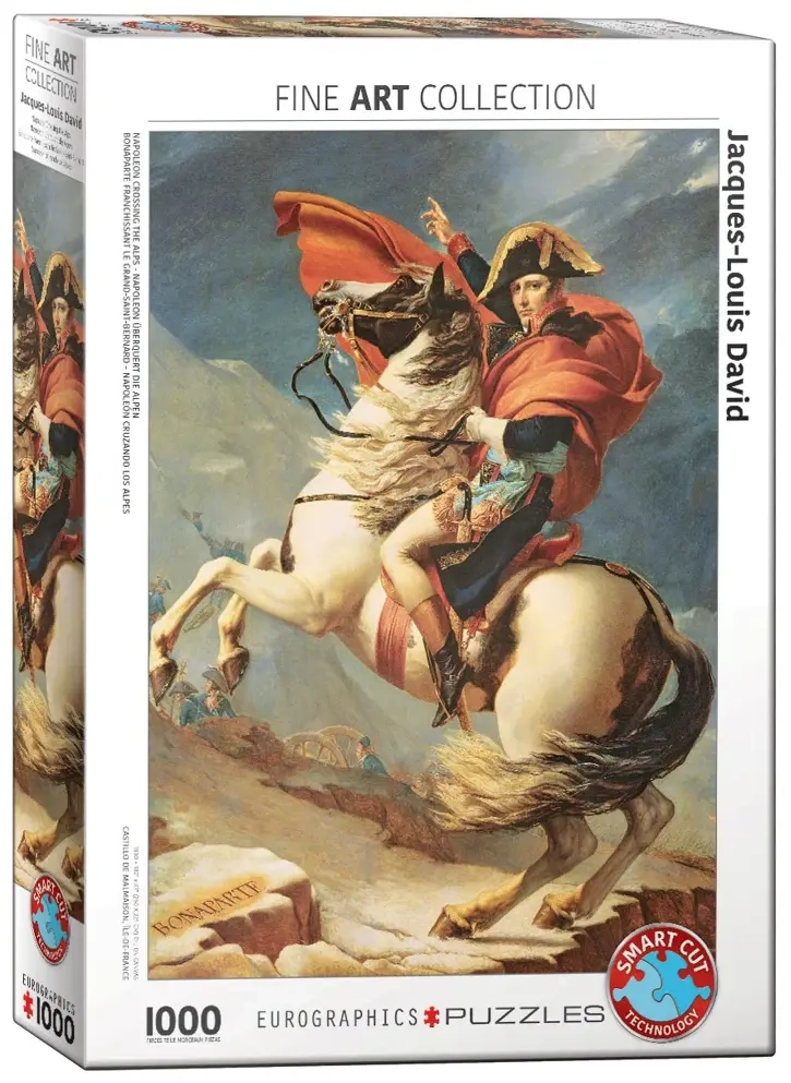 Napoleon Bonaparte beim Überschreiten der Alpen