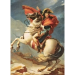 Napoleon Bonaparte beim Überschreiten der Alpen