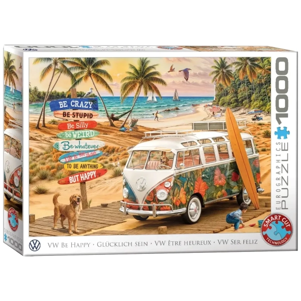 VW Bulli am Strand