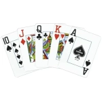 COPAG Elite - Jumbo Face - 2 index - Green/Burgundy Double-Deck