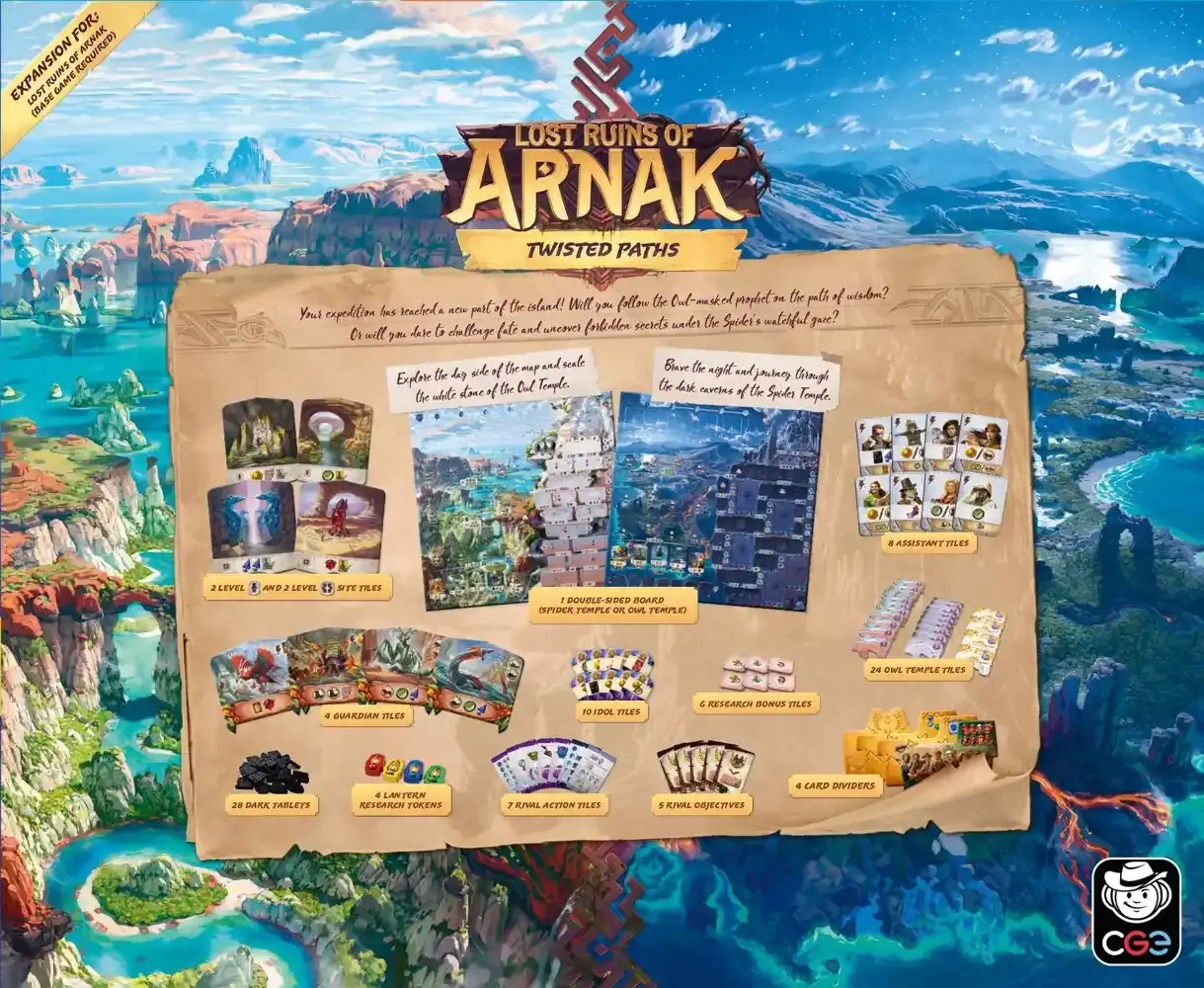 Lost Ruins of Arnak - Twisted Paths Expansion - EN