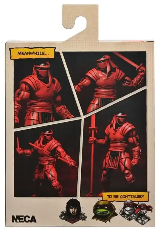 TMNT (Mirage Comics) - 7" Scale Action Figure - Red and Black Foot Enforcer