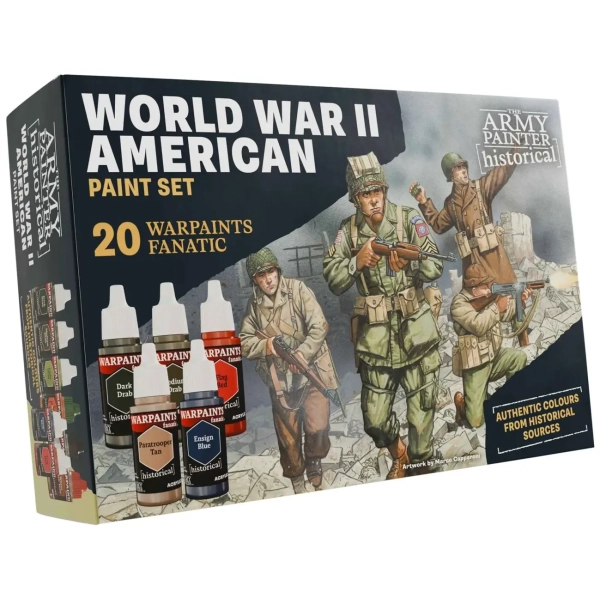 The Army Painter - Warpaints Historical WWII American Paint Set
