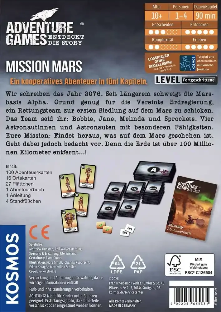 Adventure Games - Mission Mars