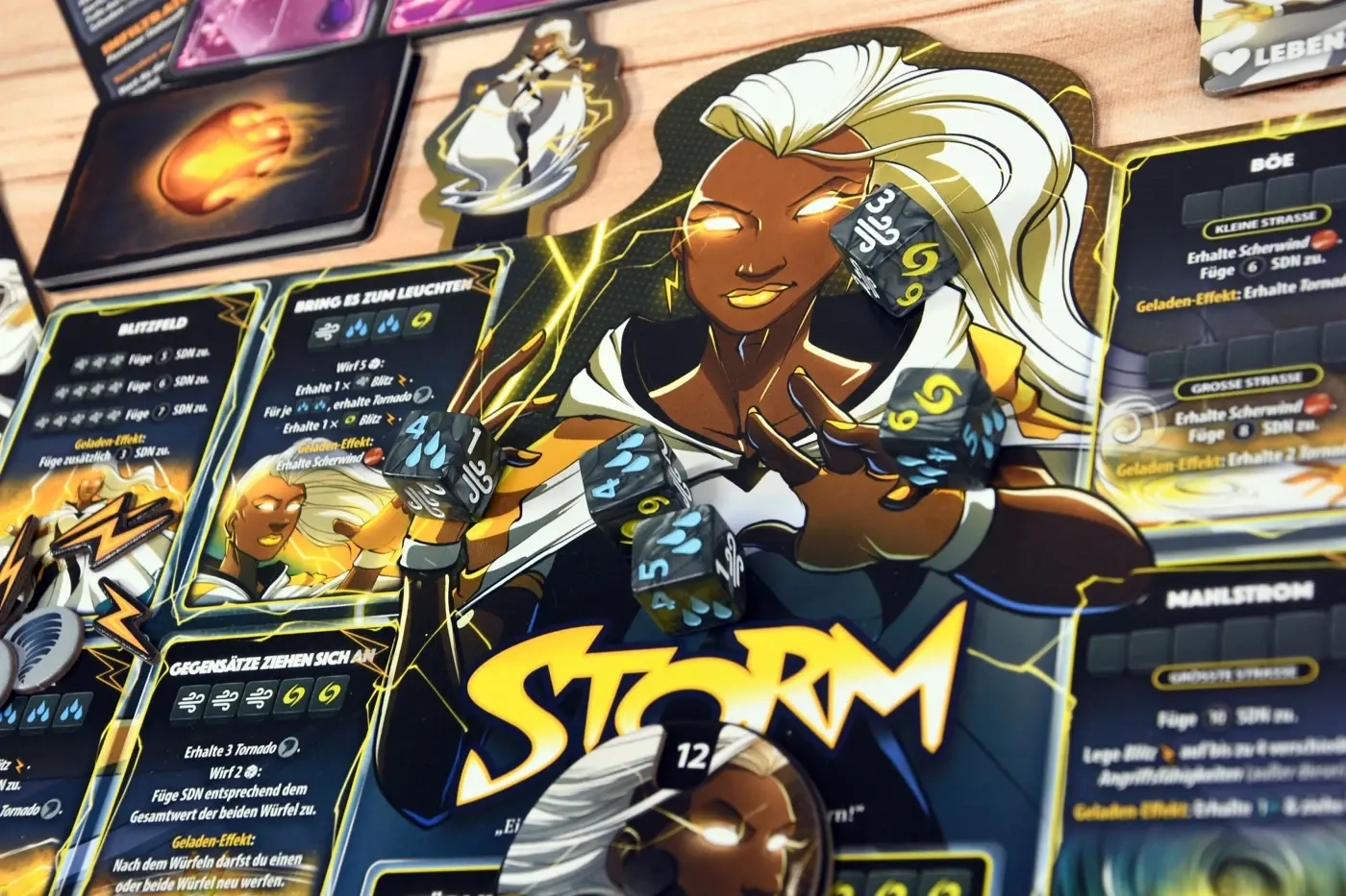 X-Men Dice Throne - Iceman, Psylocke, Storm, Wolverine - DE