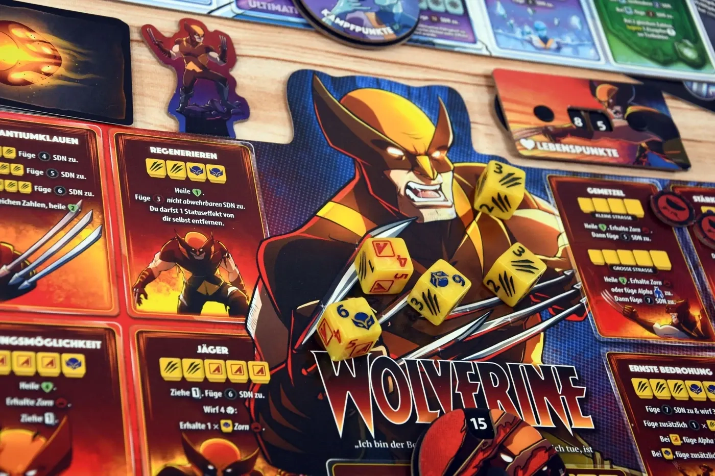 X-Men Dice Throne - Iceman, Psylocke, Storm, Wolverine - DE