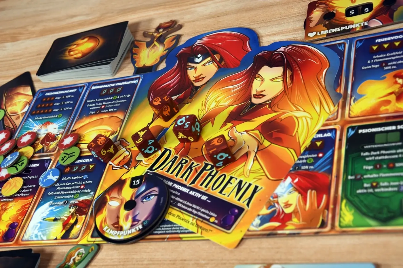 X-Men Dice Throne - Cyclops, Gambit, Rogue, Jean Grey - DE