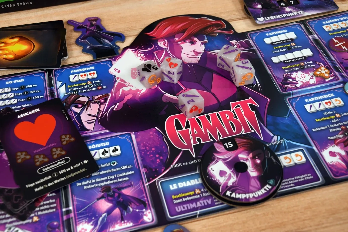 X-Men Dice Throne - Cyclops, Gambit, Rogue, Jean Grey - DE