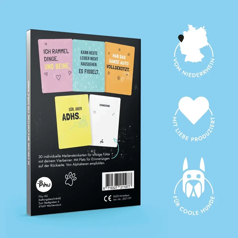 Meilensteinkarten Hunde