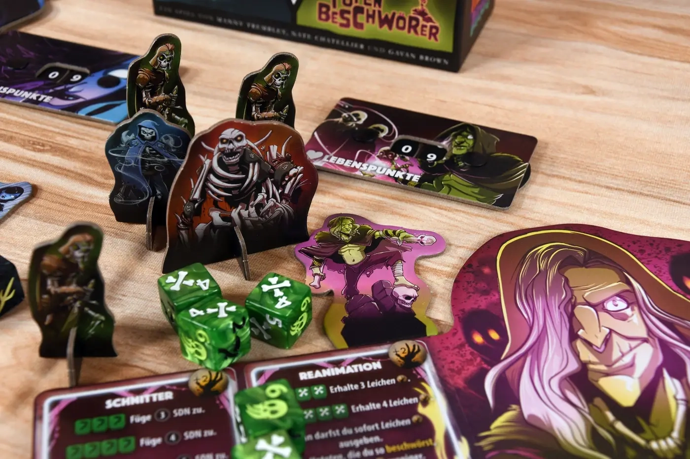 Dice Throne - Outcasts: Rabenfürstin vs. Totenbeschwörer - DE