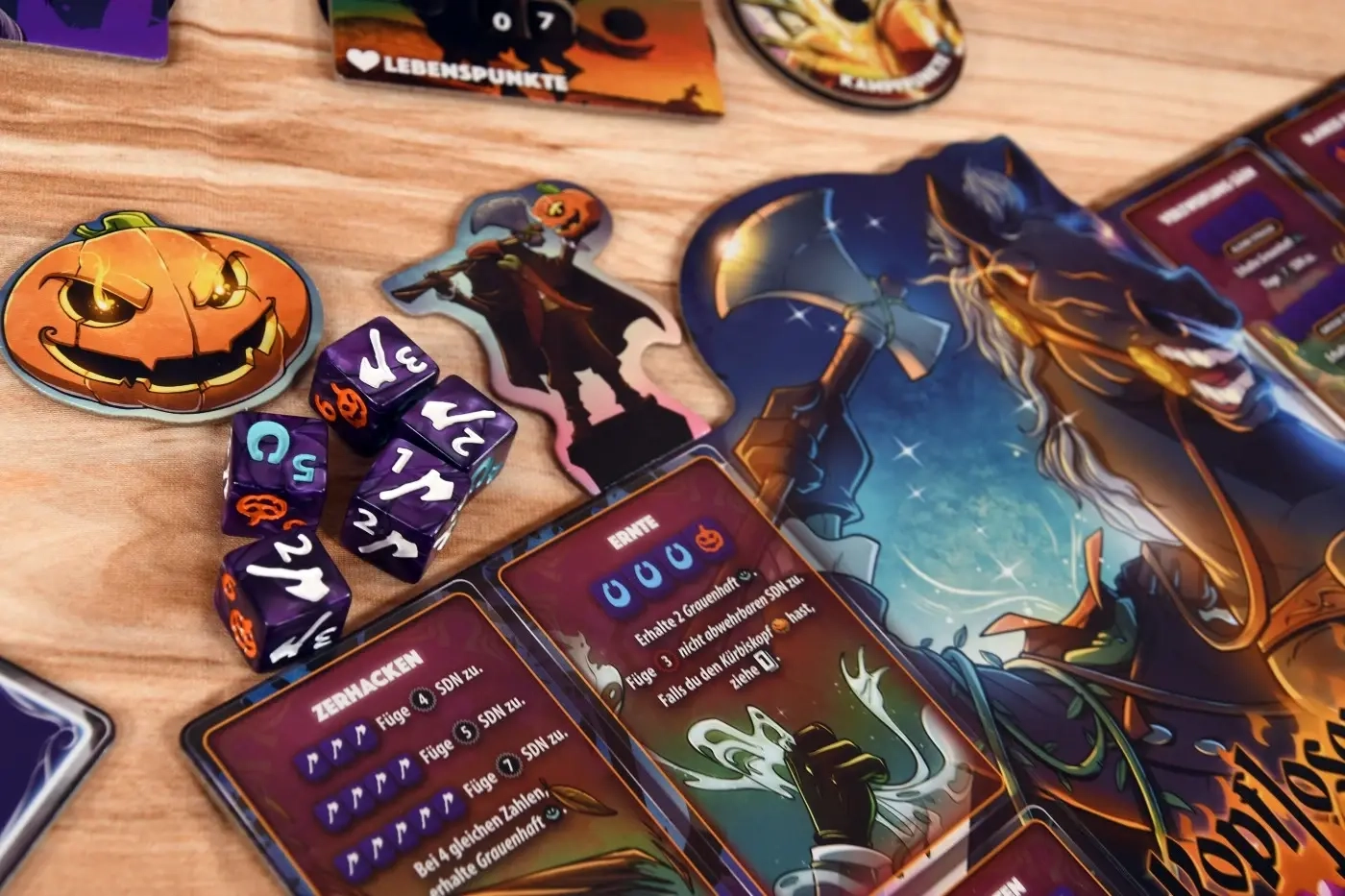 Dice Throne - Outcasts: Bleiche Dame vs. Kopfloser Reiter - DE