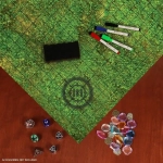 ENHANCE RPG Grid Mat - Tabletop DnD Map (24x36 inch) - (Grass)