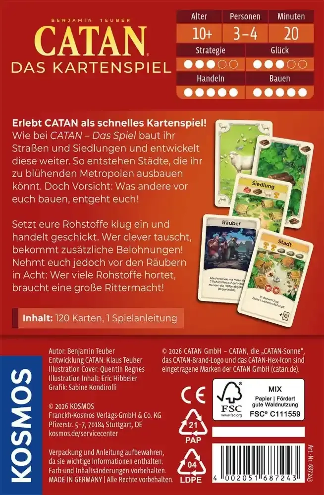 CATAN – Das Kartenspiel - DE