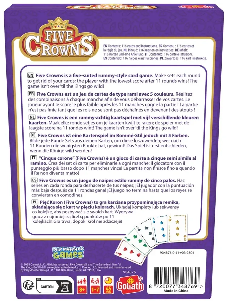 Five Crowns - DE/FR/IT/EN