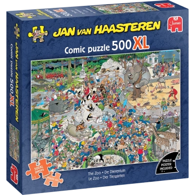 Puzzle: Der Tiergarten (Jan van Haasteren) (500 XL Teile)