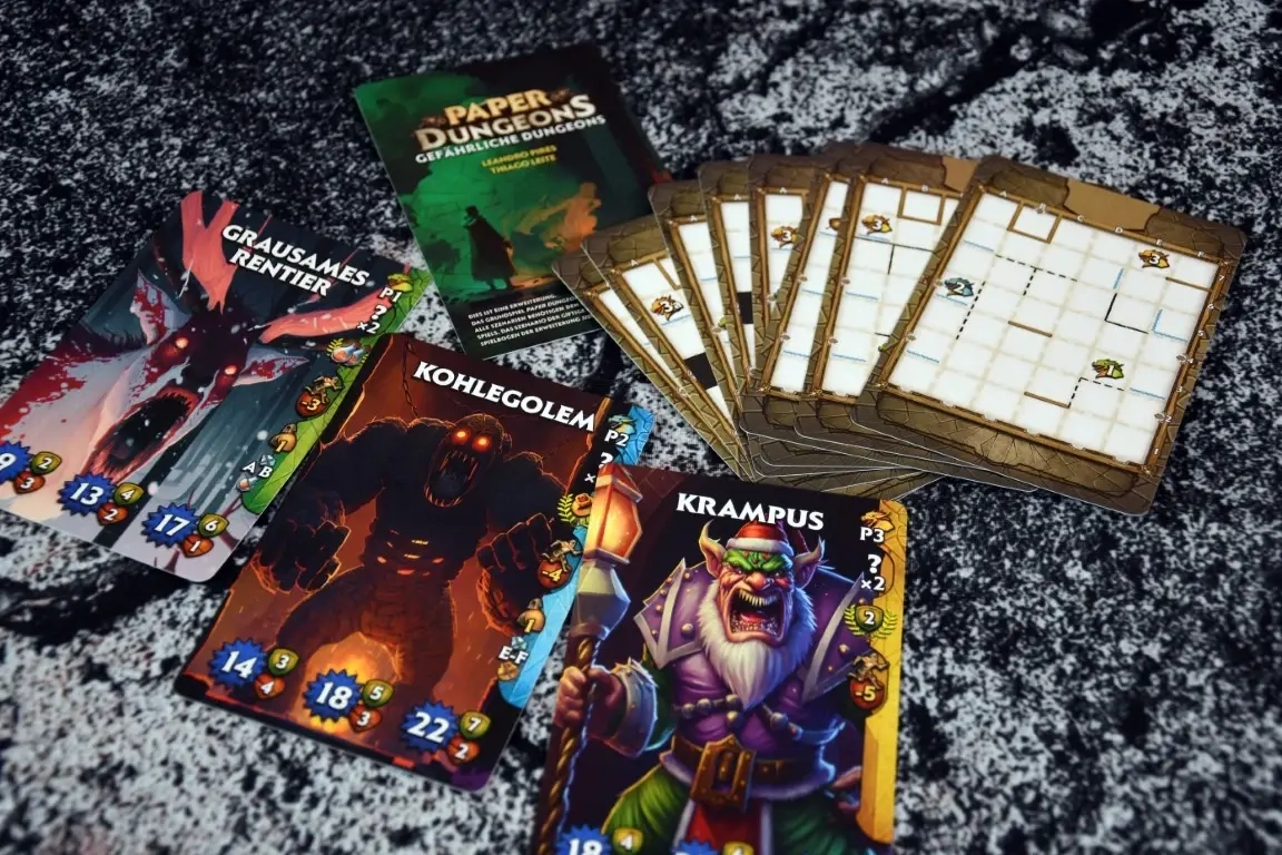 Paper Dungeons - Gefährliche Dungeons - Minierweiterung - DE