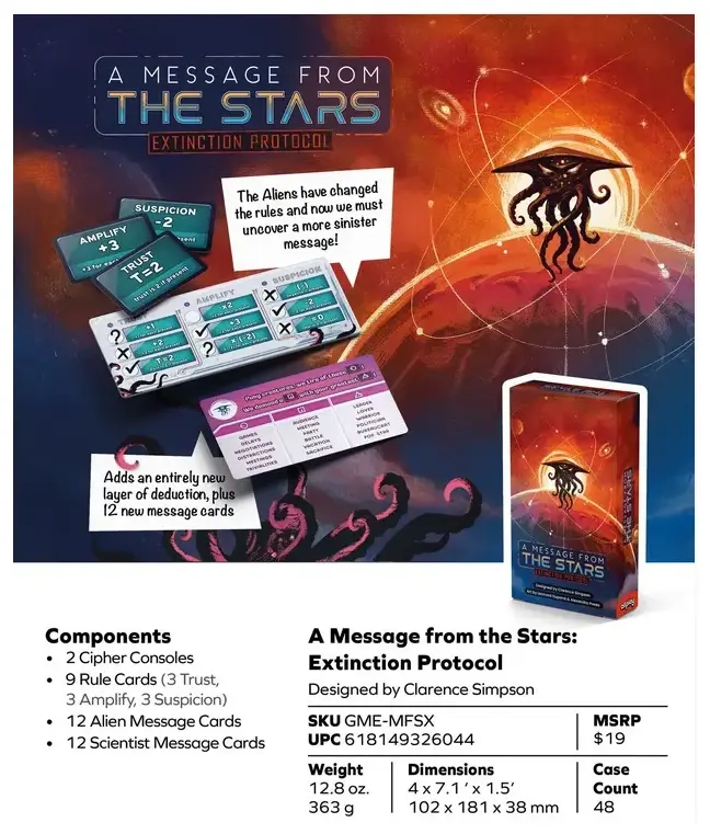 A Message From the Stars Extinction Protocol - EN