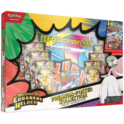 Pokémon ME02.5 - Erhabene Helden - Premium-Poster Kollektion Set: Mega-Guardevoir - DE