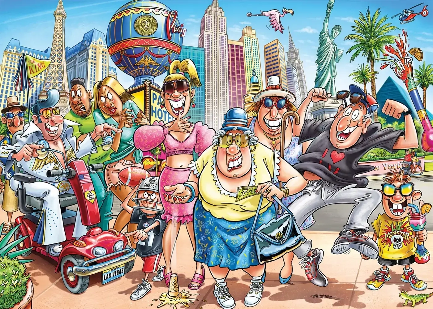 Wasgij Original 48 - Was in Vegas passiert!