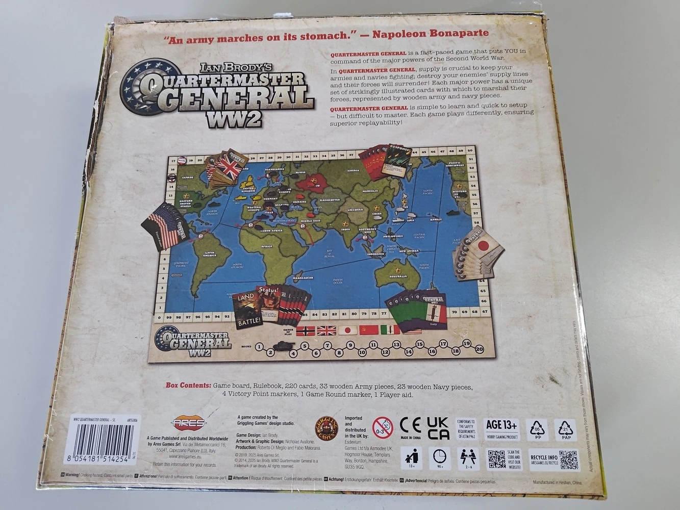 WW2 Quartermaster General 2nd Edition - EN (Defekte Verpackung)