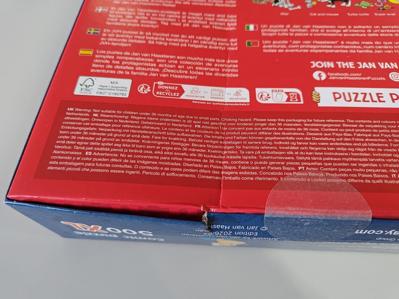 Puzzle: Der Tiergarten (Jan van Haasteren) (500 XL Teile) (Leicht defekte Verpackung)