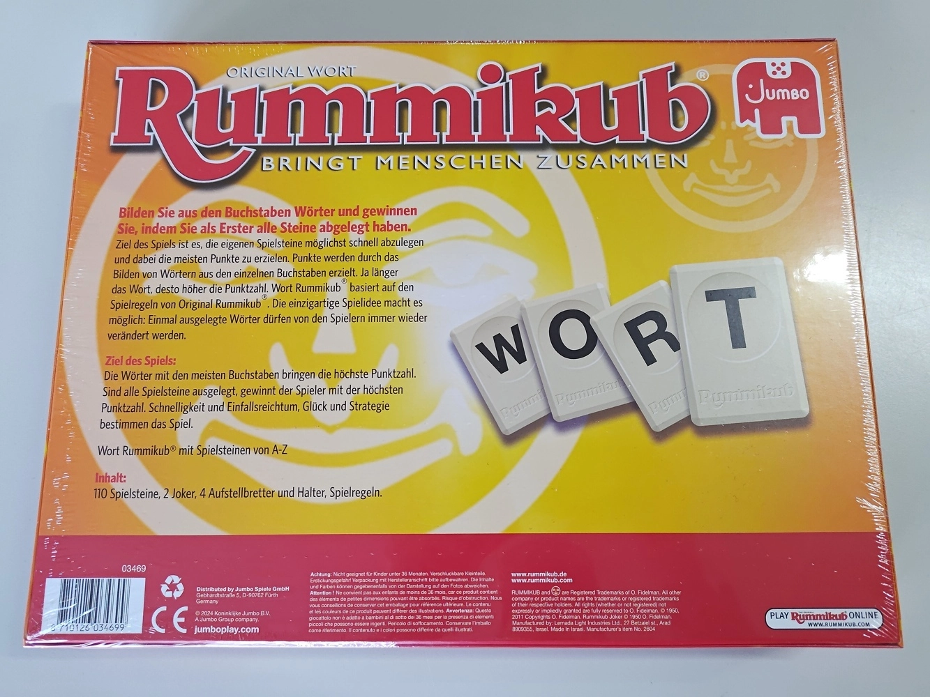 Original Rummikub Wort (Leicht defekte Verpackung)