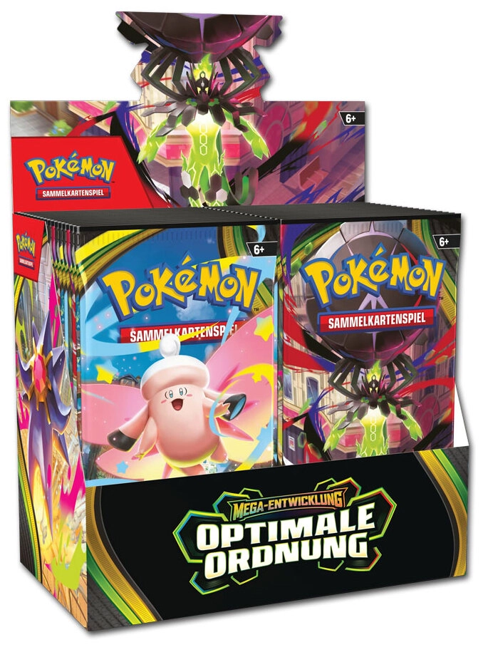 Pokémon Mega-Entwicklung: Optimale Ordnung Booster Display - DE