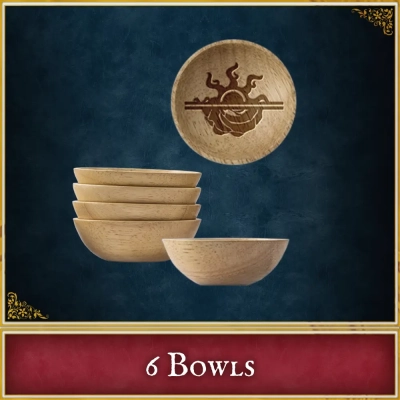 Requiem Downfall of Magic Wooden Bowls [6pcs]