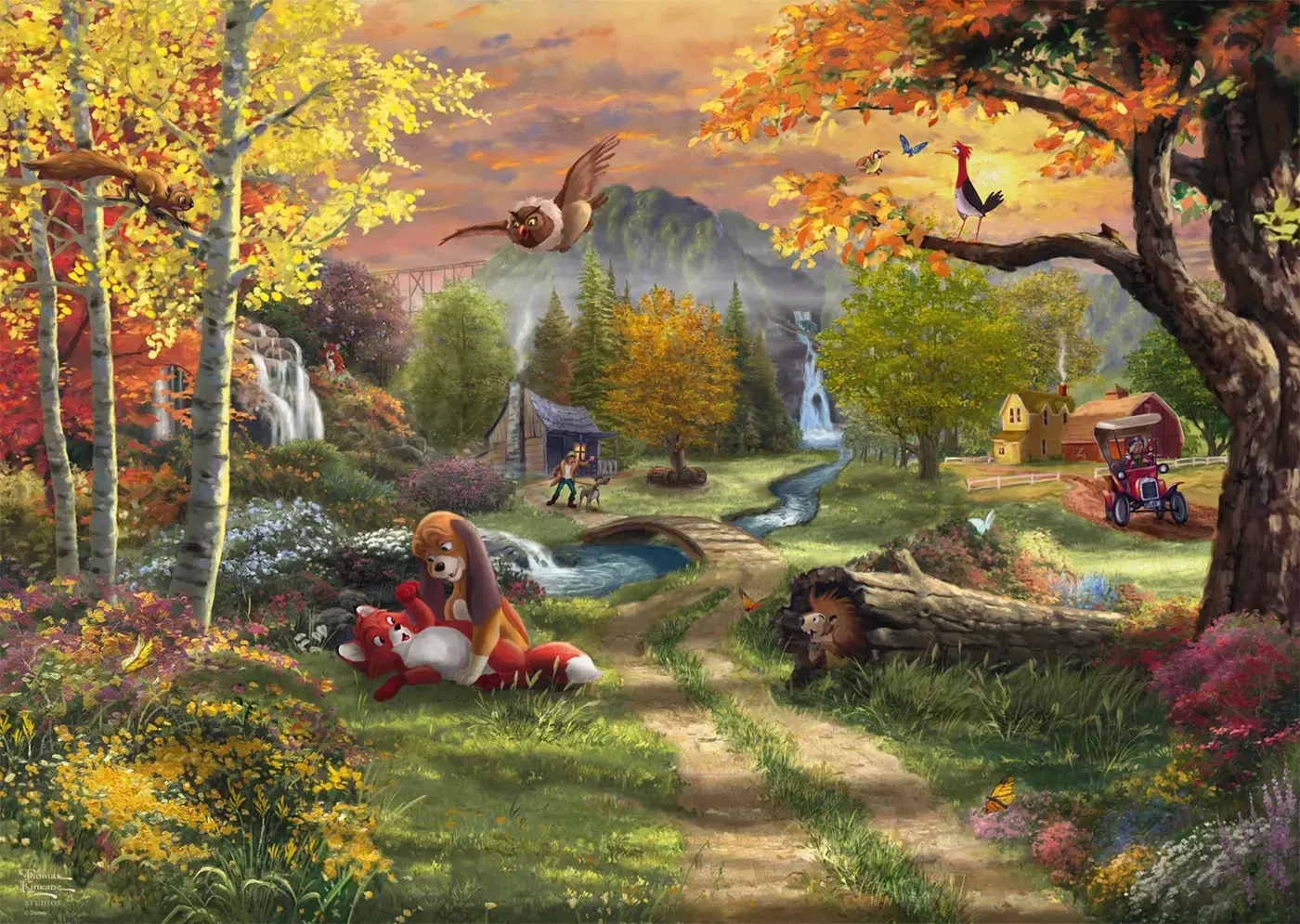 Disney - Cap und Capper - Thomas Kinkade