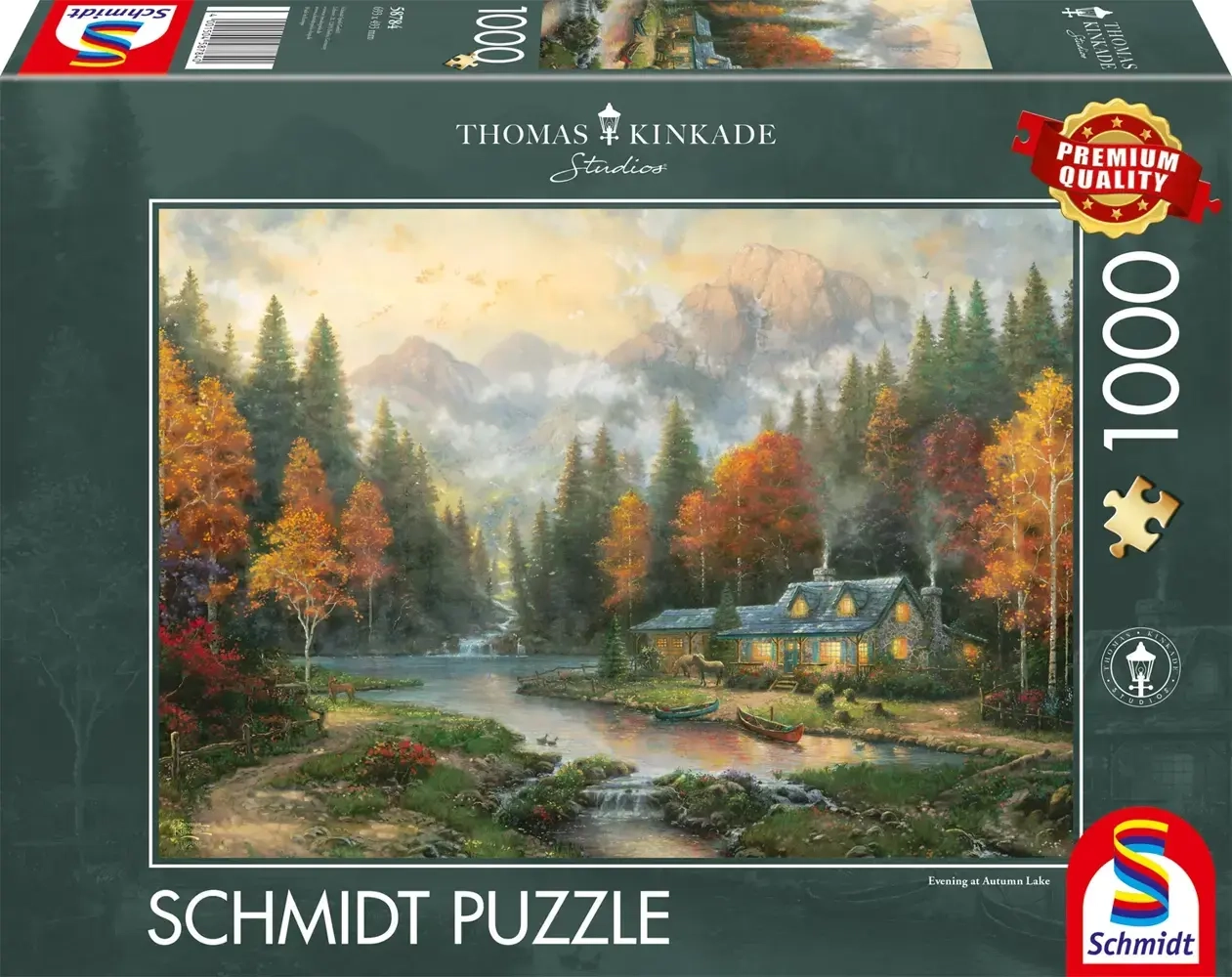 Herbstabend am See - Thomas Kinkade