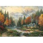 Herbstabend am See - Thomas Kinkade