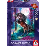 Einhorn bei Vollmond