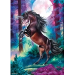 Einhorn bei Vollmond